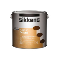 Сиккенс Декоративное покрытие Alpha Orient база 888 серебро 1л (шелк). Декоративная краска